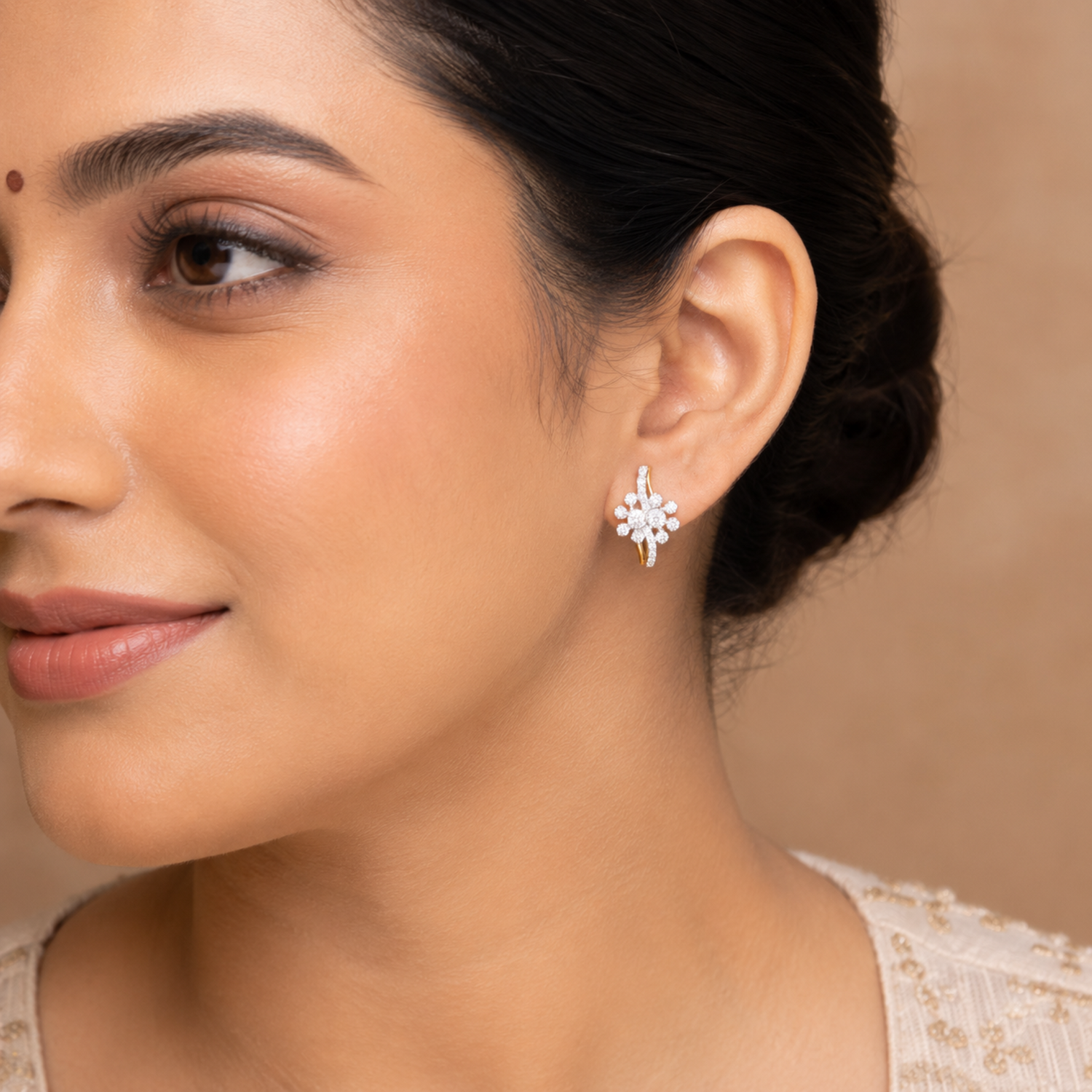 Bloom Burst Lab Grown Diamond Earrings