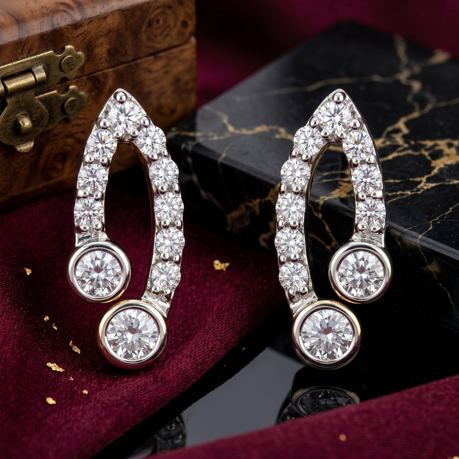 Glimmering Grove Lab Grown Diamond Earrings