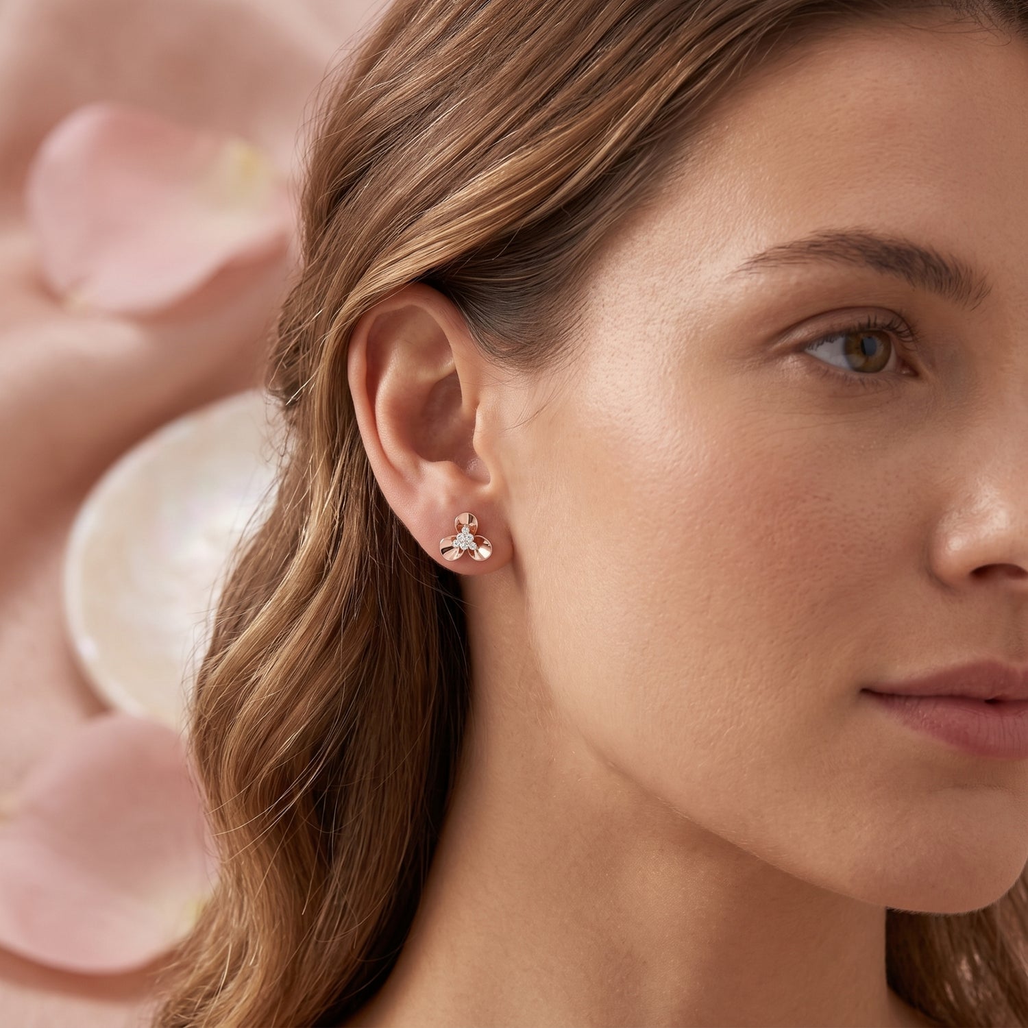 A close-up of a woman&