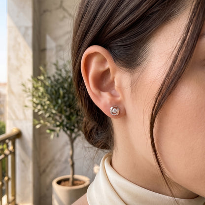 A close-up of a woman&