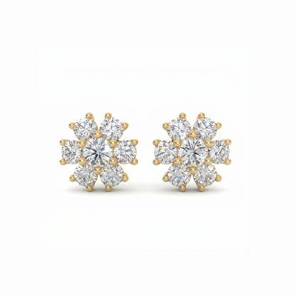 Blossom Lab Grown Diamond Earrings