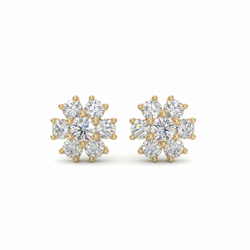 Blossom Lab Grown Diamond Earrings