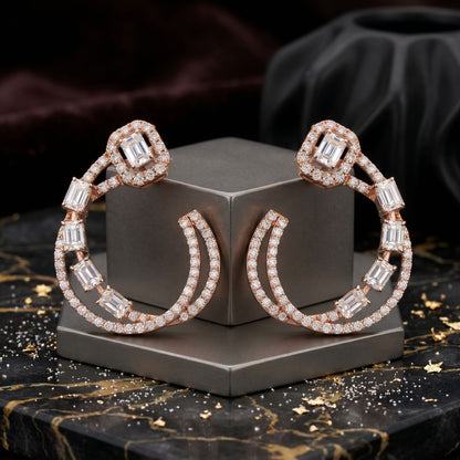 Empire Tiered Radiance Lab Grown Diamond Earrings