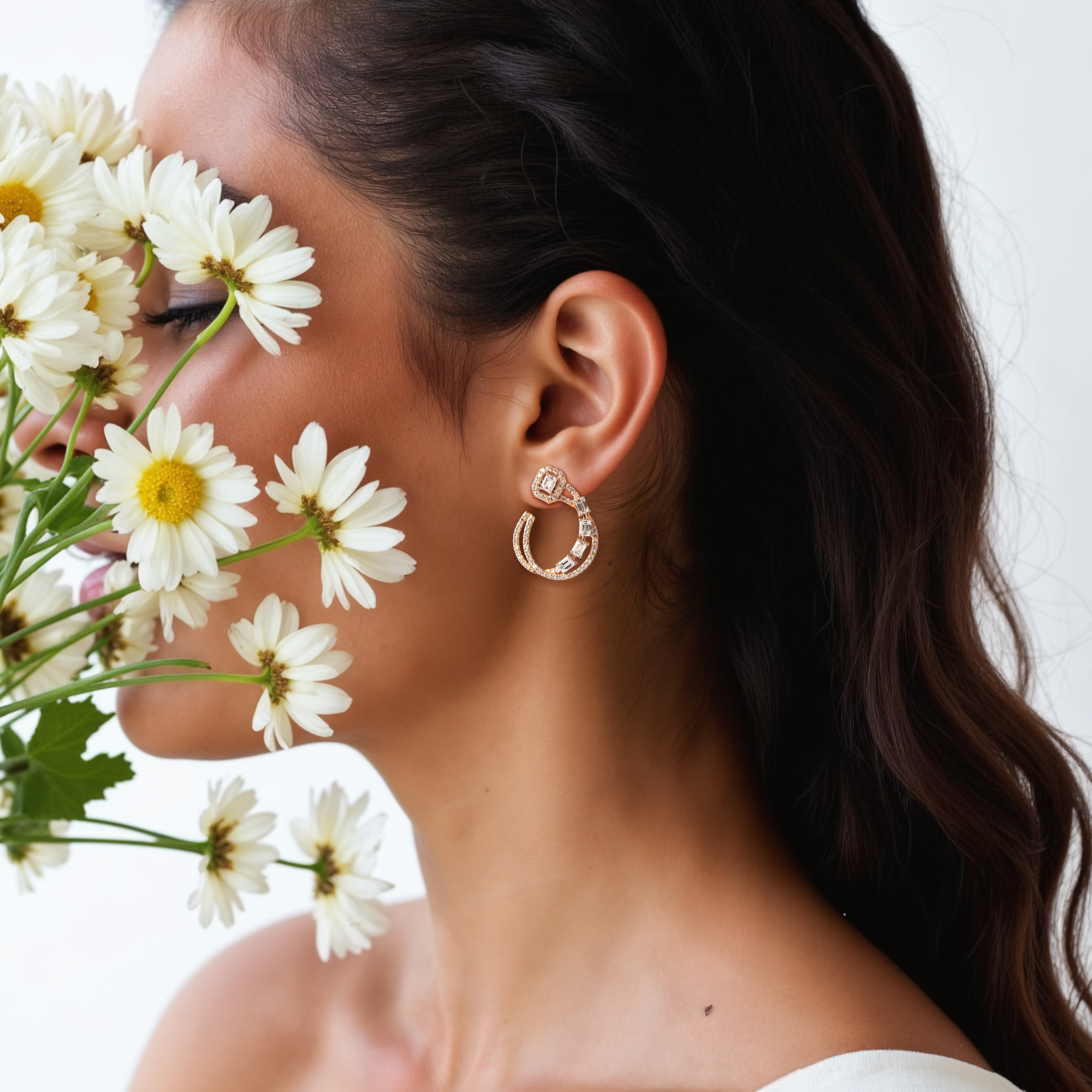 Empire Tiered Radiance Lab Grown Diamond Earrings