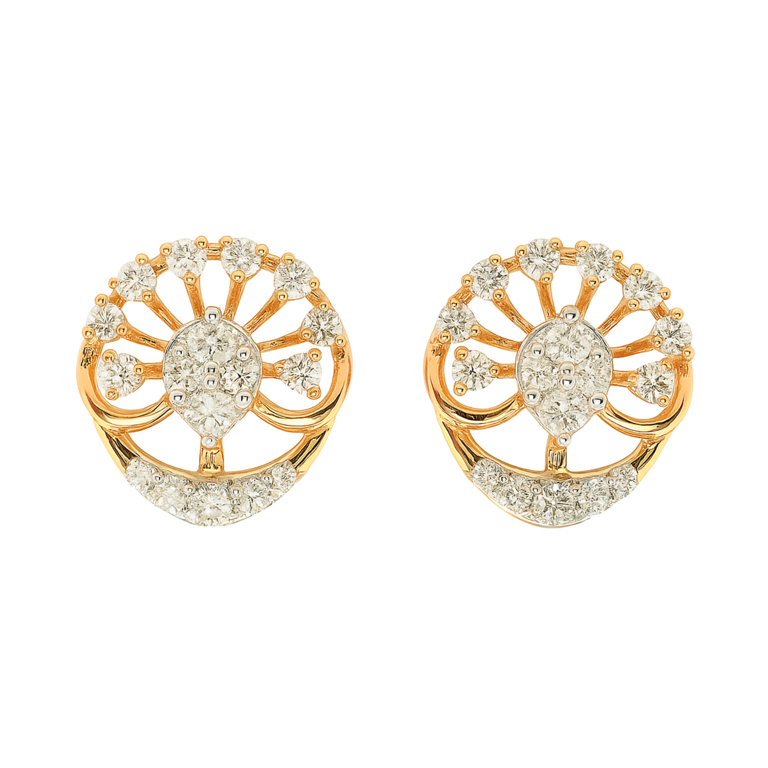 Frozen Dewdrop Lab Grown Diamond Earrings