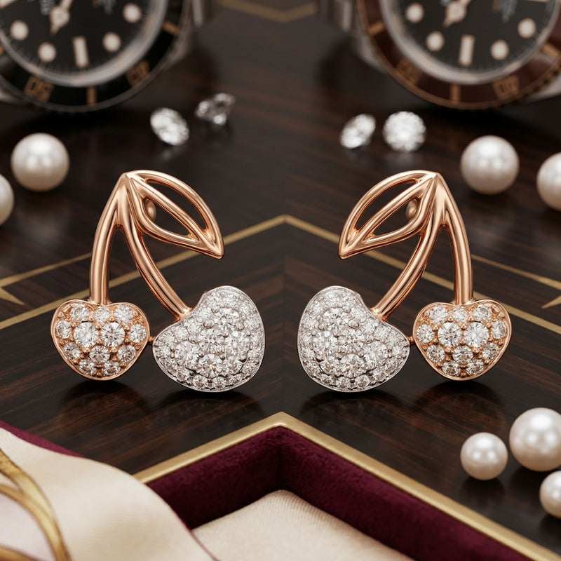 Cherry Jubilee Lab Grown Diamond Earrings