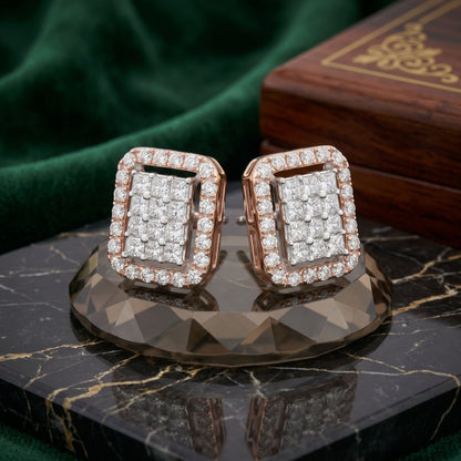 Gotham Cluster Lab Grown Diamond Earrings