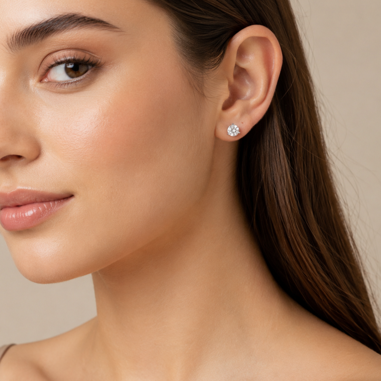 Pure Sparkle Lab Grown Diamond Earrings