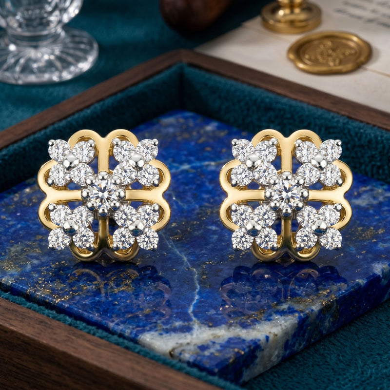 Fleur Radiance Lab Grown Diamond Earrings