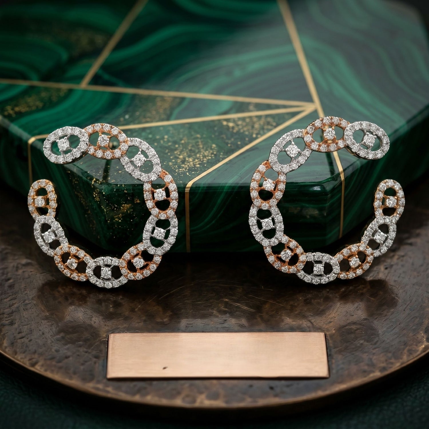 Eternal Spiral Lab Grown Diamond Earrings