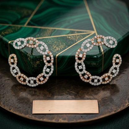 Eternal Spiral Lab Grown Diamond Earrings