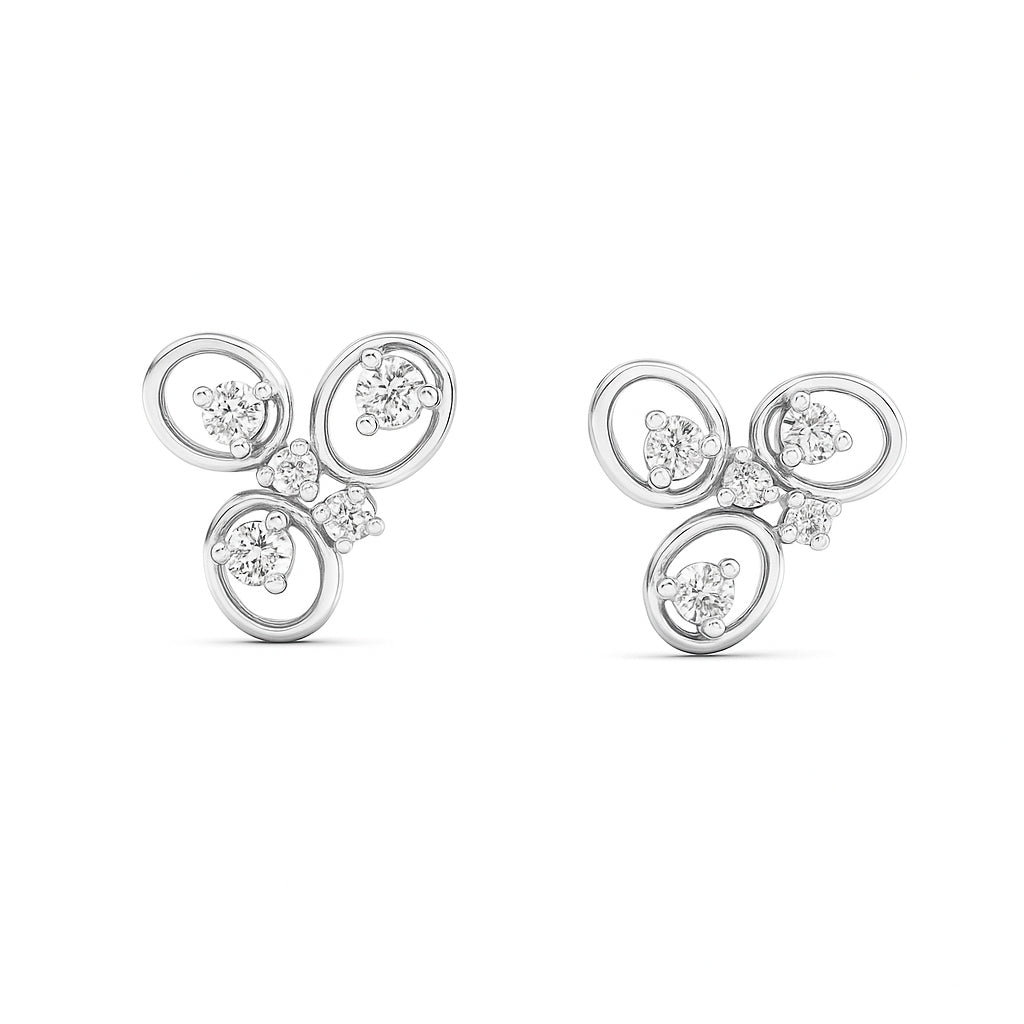 Triple Aura Lab Grown Diamond Earrings