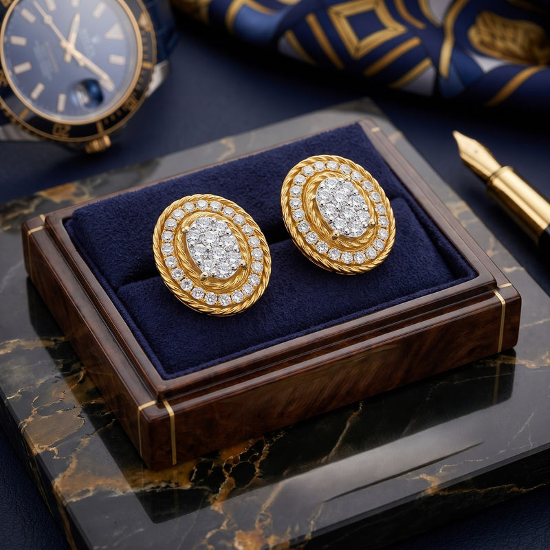 Regal Glow Lab Grown Diamond Earrings