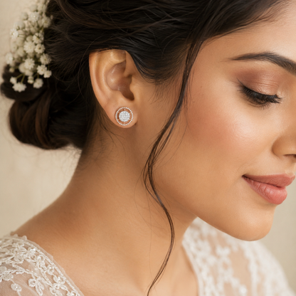 Celestial Orb Lab Grown Diamond Earrings