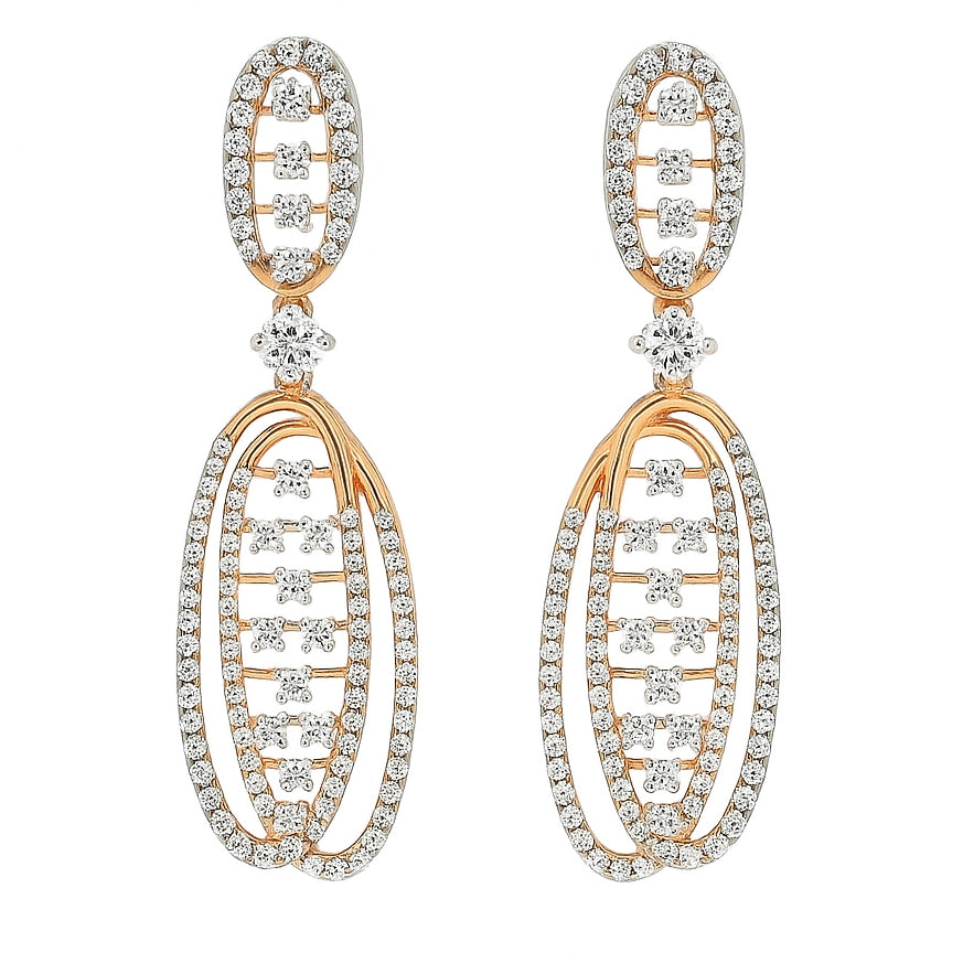 Opaline Illusion Lab Grown Diamond Earrings