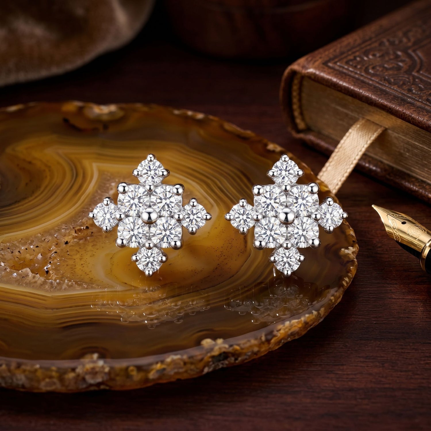 Glacia Frost Lab Grown Diamond Earrings