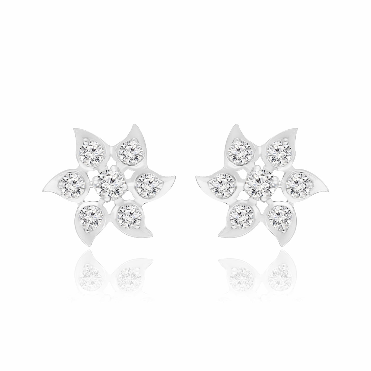Snowstar Radiance Lab Grown Diamond Earrings