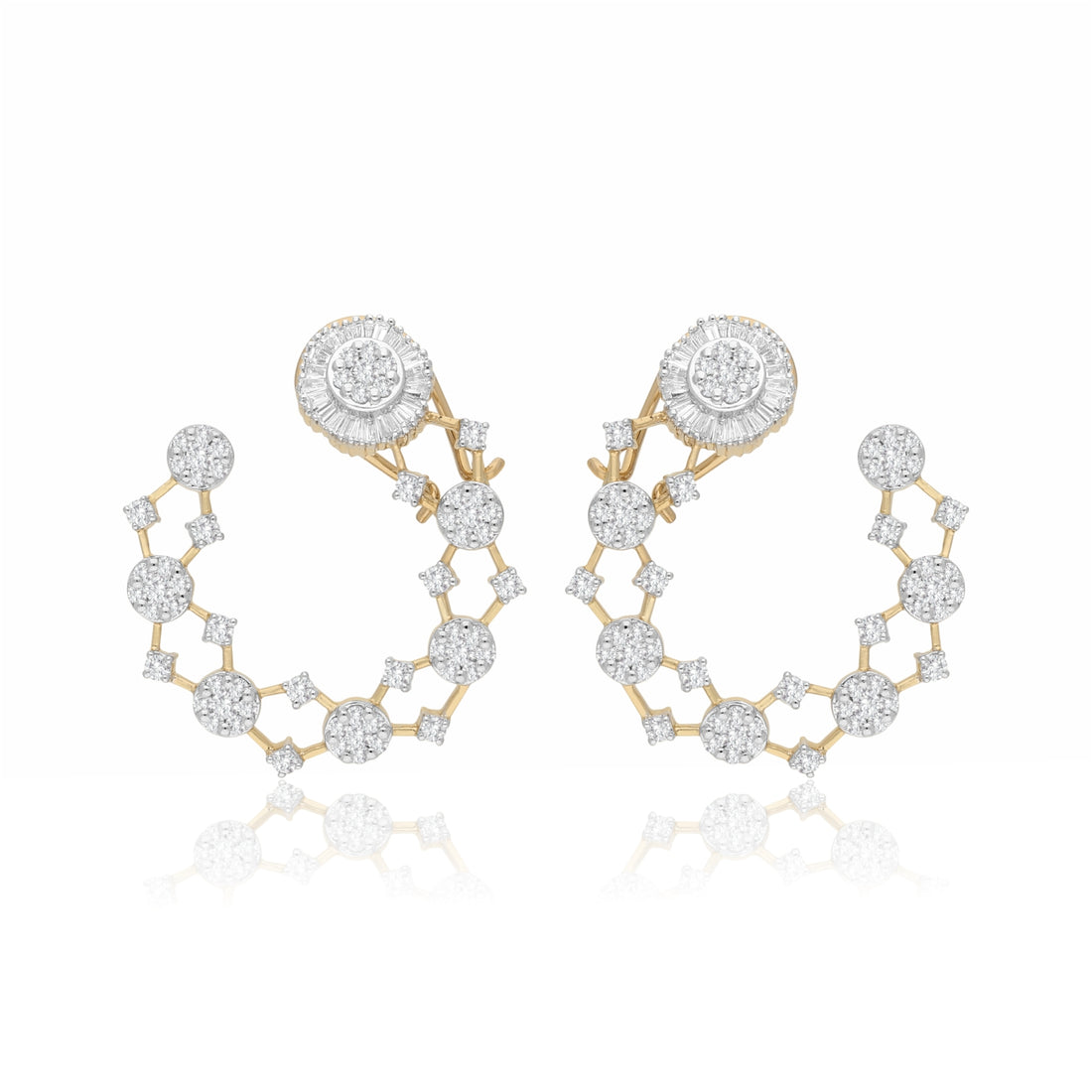 Orion Halo Lab Grown Diamond Earrings