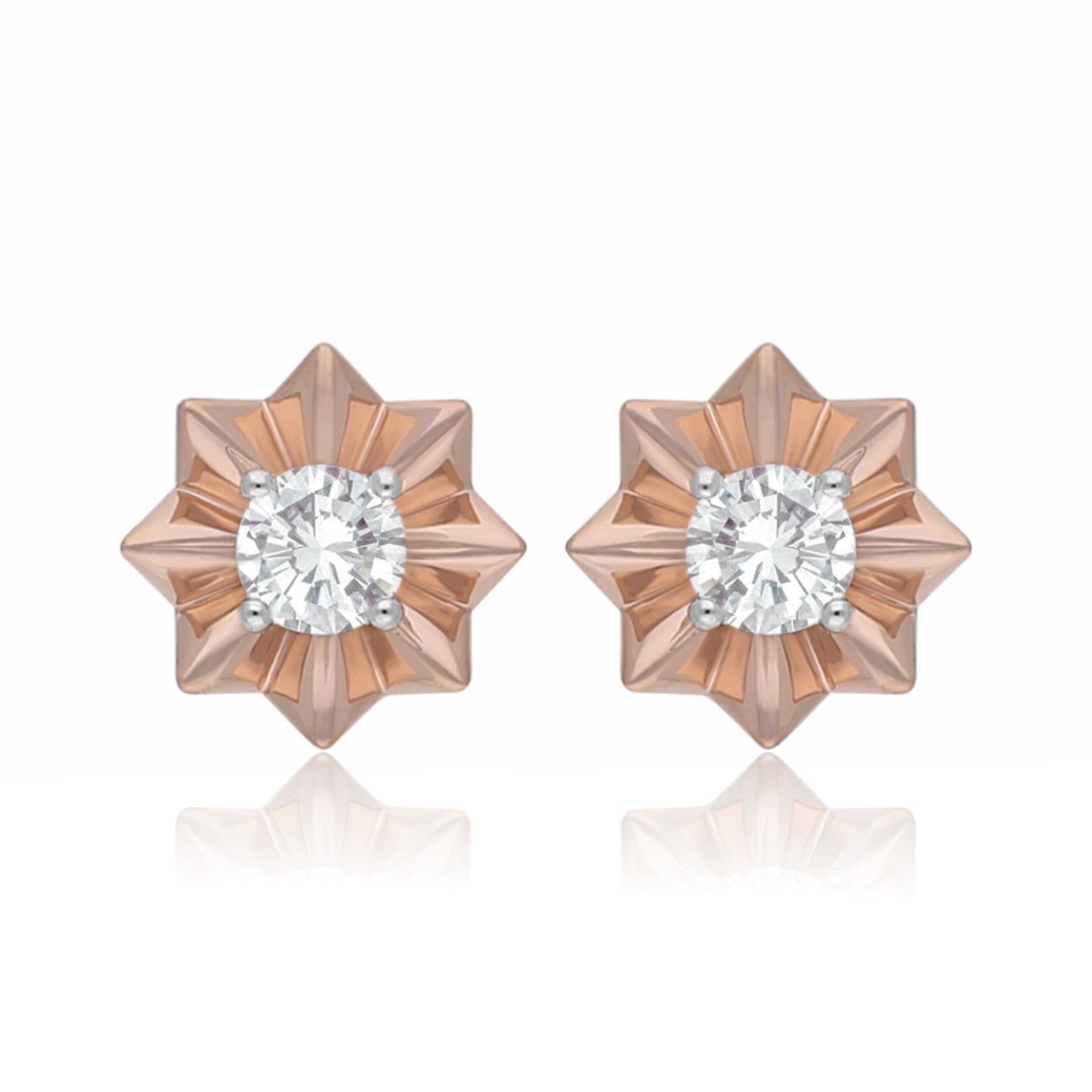 Flareon Radiant Lab Grown Diamond Earrings
