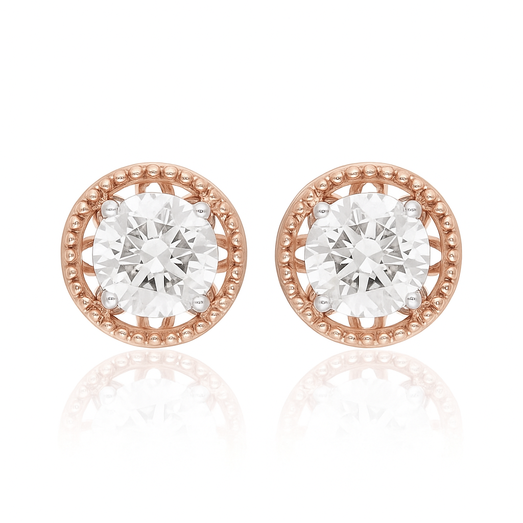 Bella Bead Lab Grown Diamond Earrings