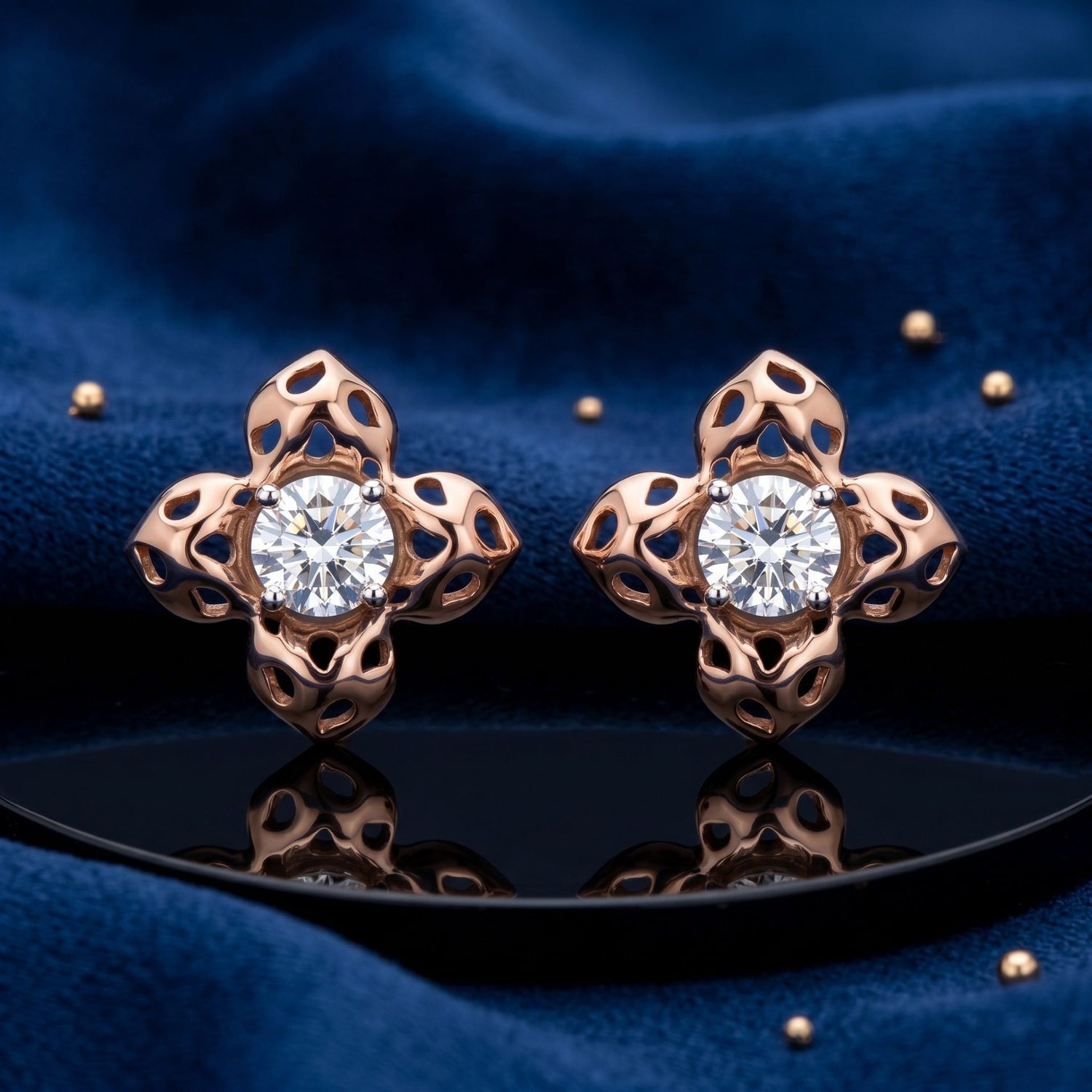 Roselle Spirit Lab Grown Diamond Earrings