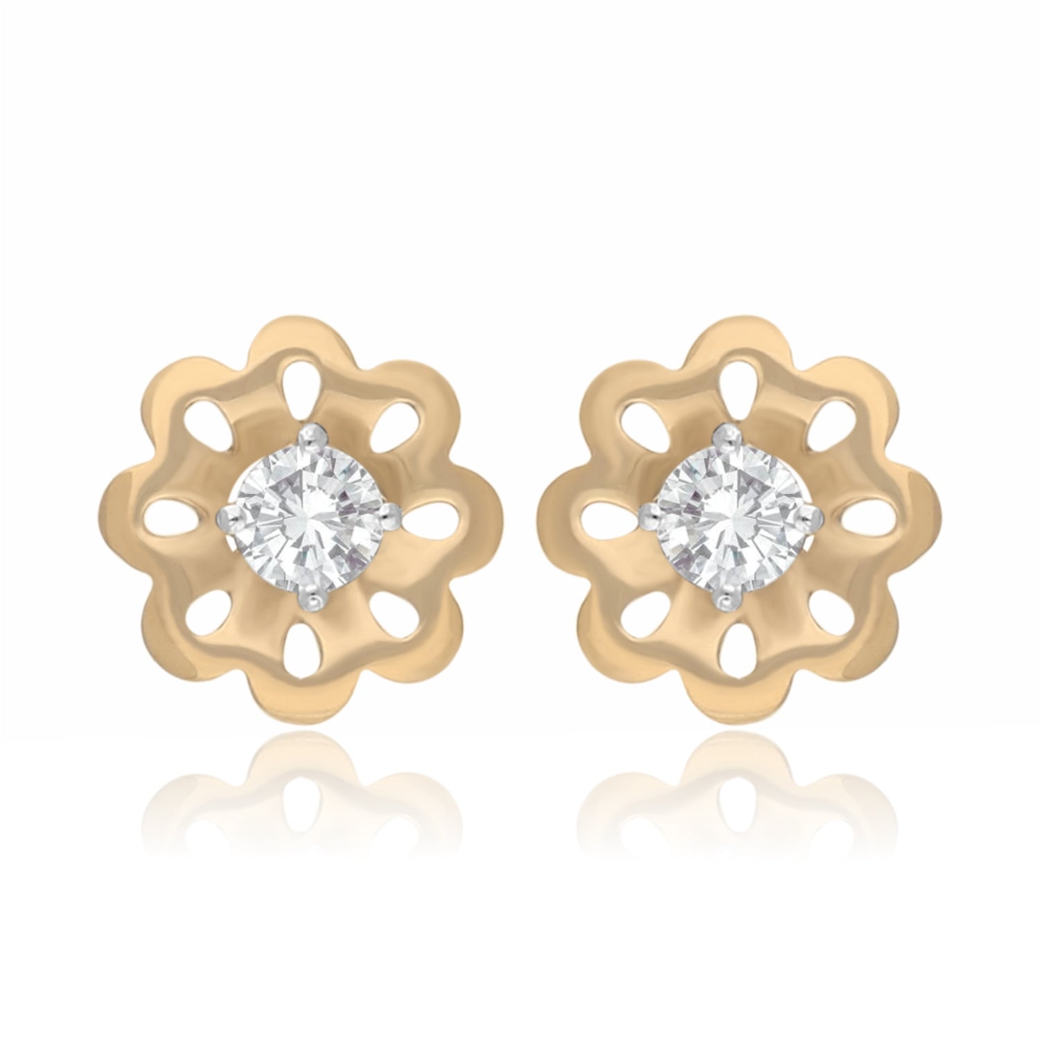 Marigold Crest Lab Grown Diamond Earrings