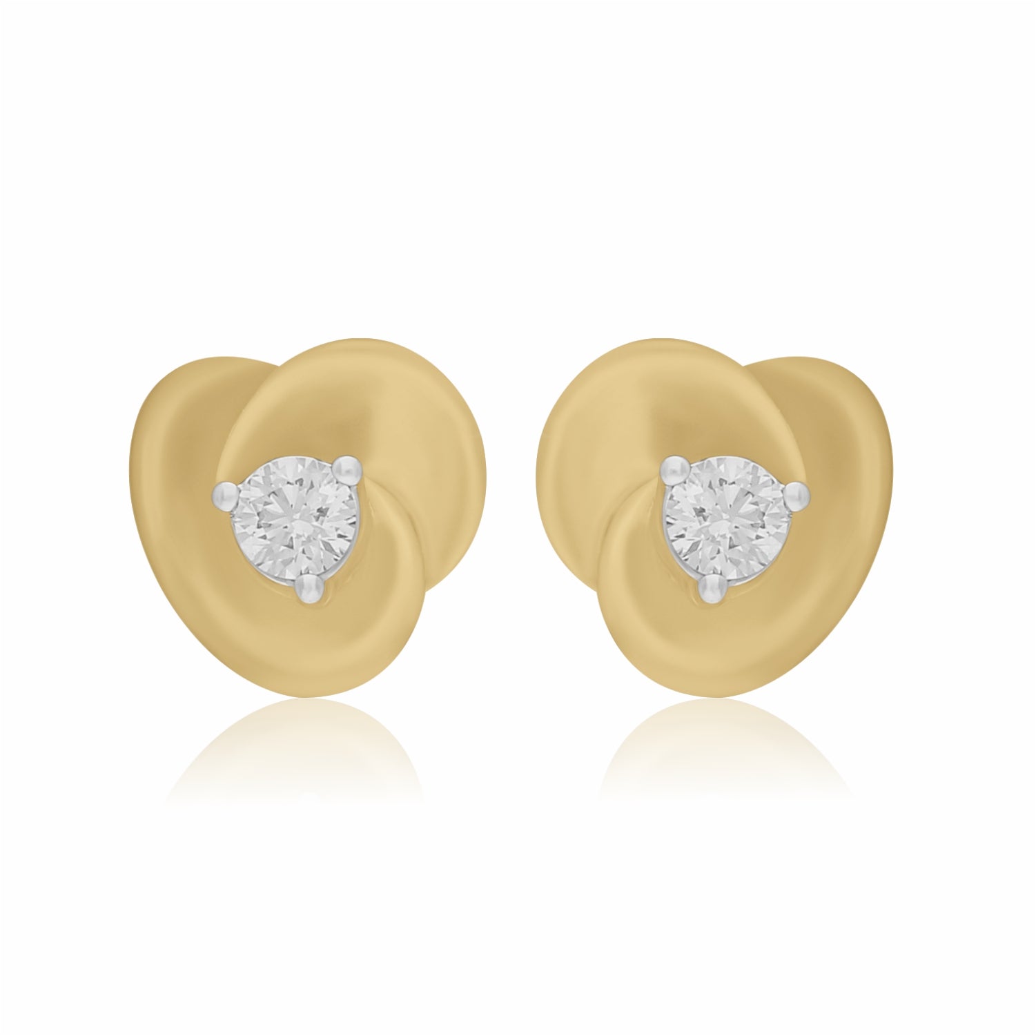 Petal Silk Lab Grown Diamond Earrings