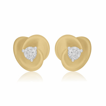 Petal Silk Lab Grown Diamond Earrings