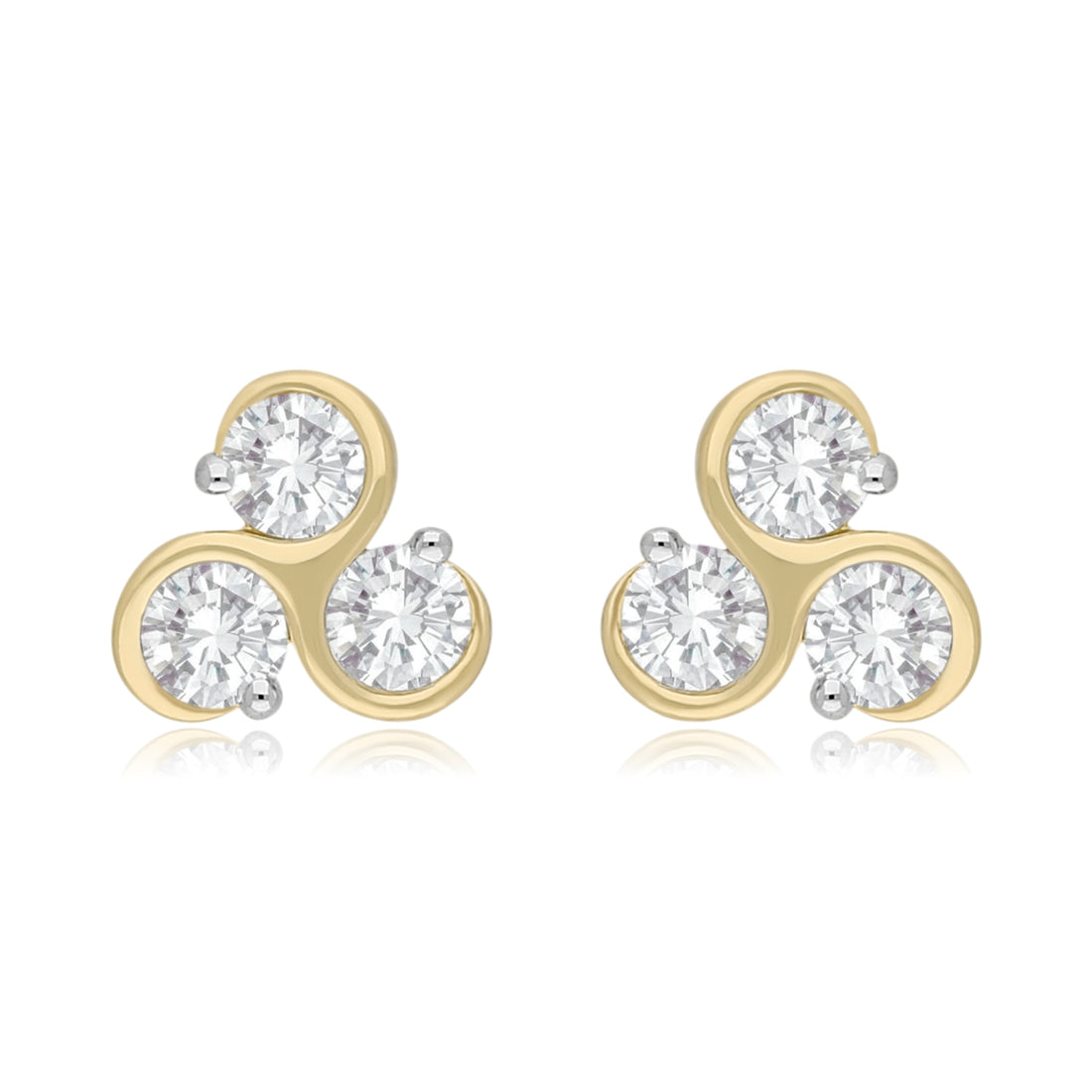 Trilon Radiance Lab Grown Diamond Earrings
