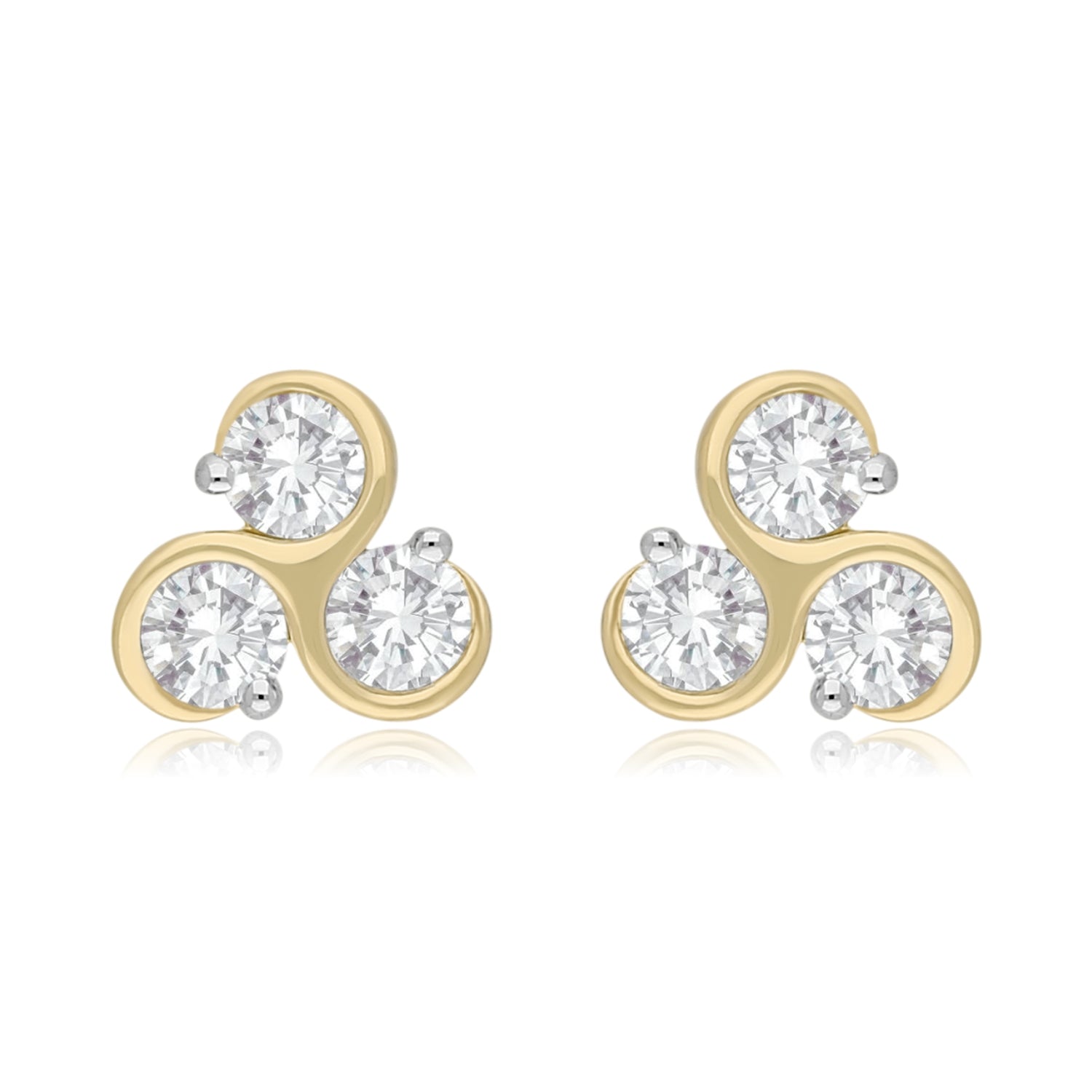 Trilon Radiance Lab Grown Diamond Earrings