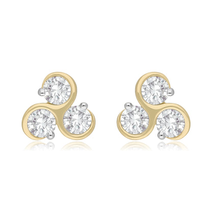 Trilon Radiance Lab Grown Diamond Earrings