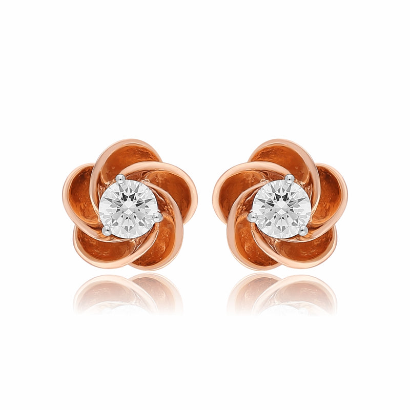 Desert Rose Lab Grown Diamond Earrings