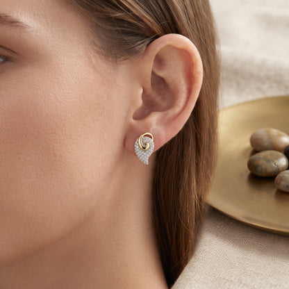Golden Zephyr Lab Grown Diamond Earrings