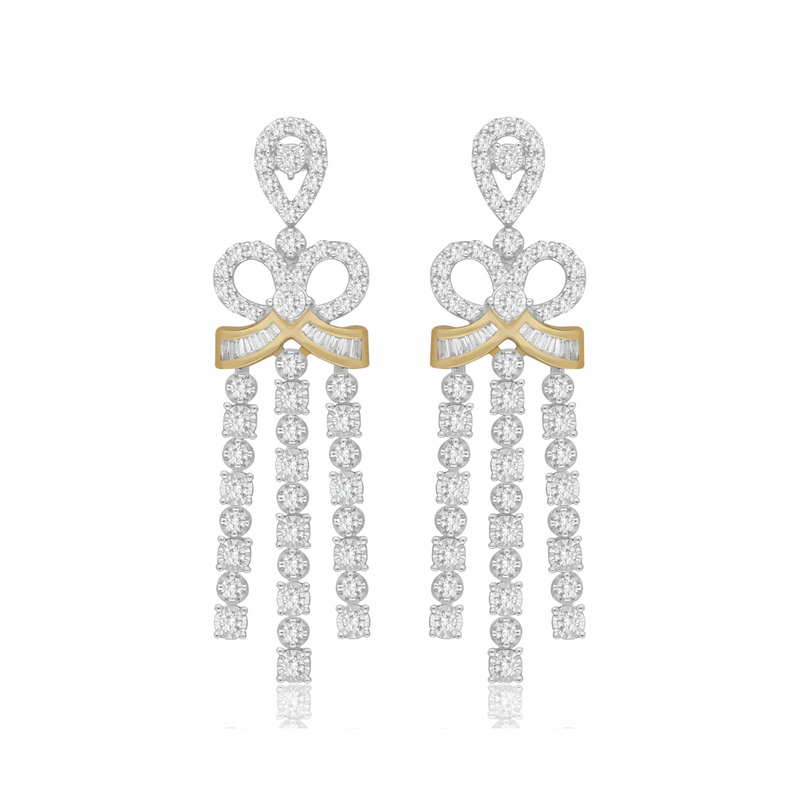 Diva Flare Lab Grown Diamond Earrings