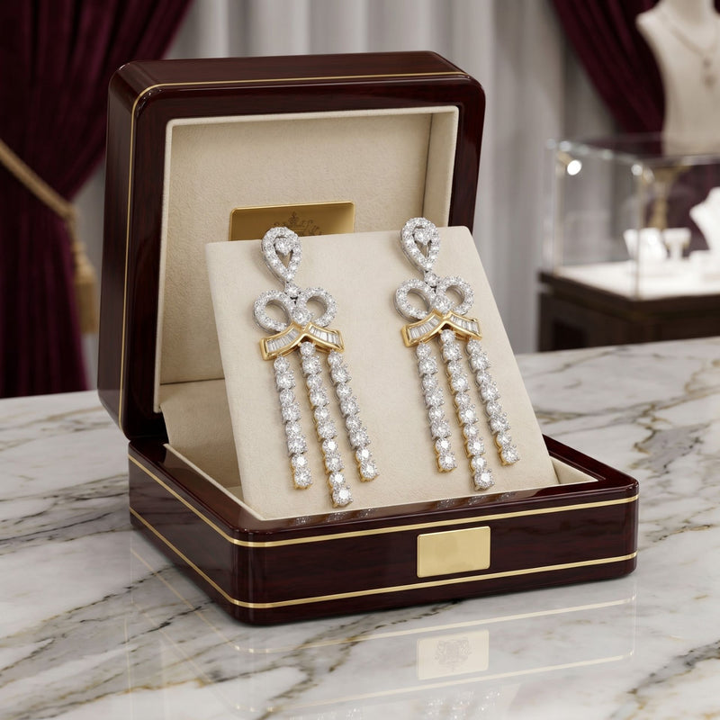 Diva Flare Lab Grown Diamond Earrings