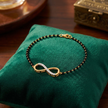 Infinity Spirit Lab Grown Diamond Hand Mangalsutra