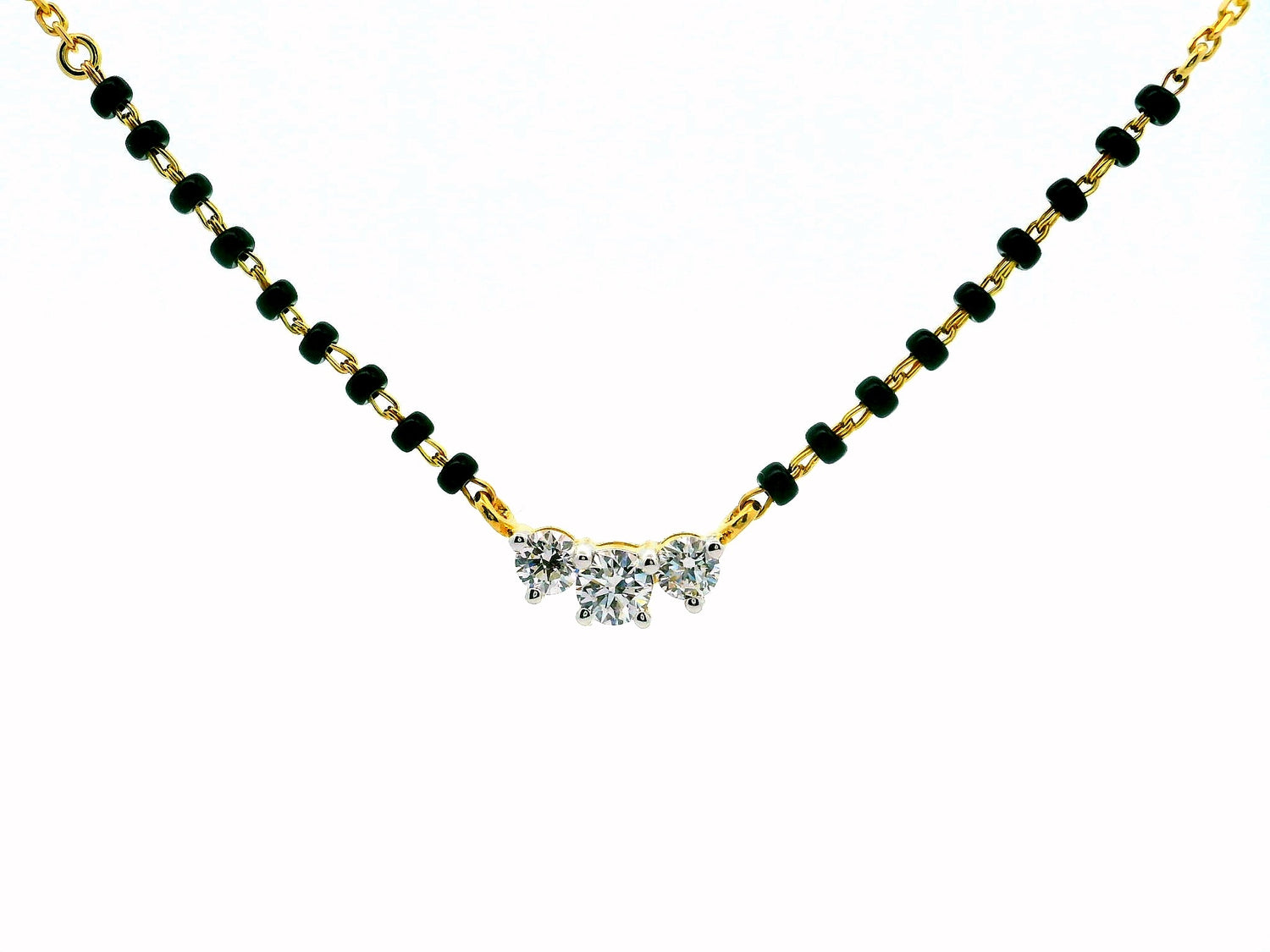 Trinity Sparkle Lab Grown Diamond Mangalsutra