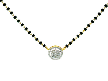 &quot;Bindu Chakra&quot; Lab Grown Diamond Mangalsutra