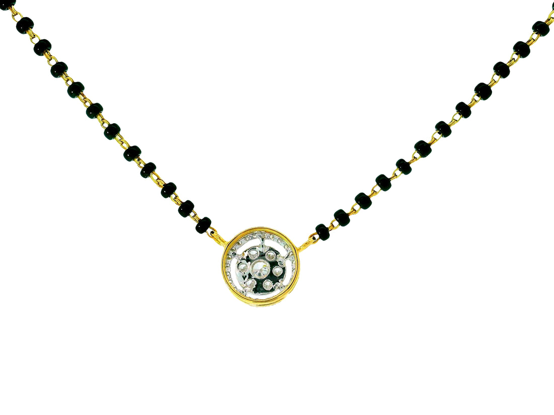 &quot;Bindu Chakra&quot; Lab Grown Diamond Mangalsutra