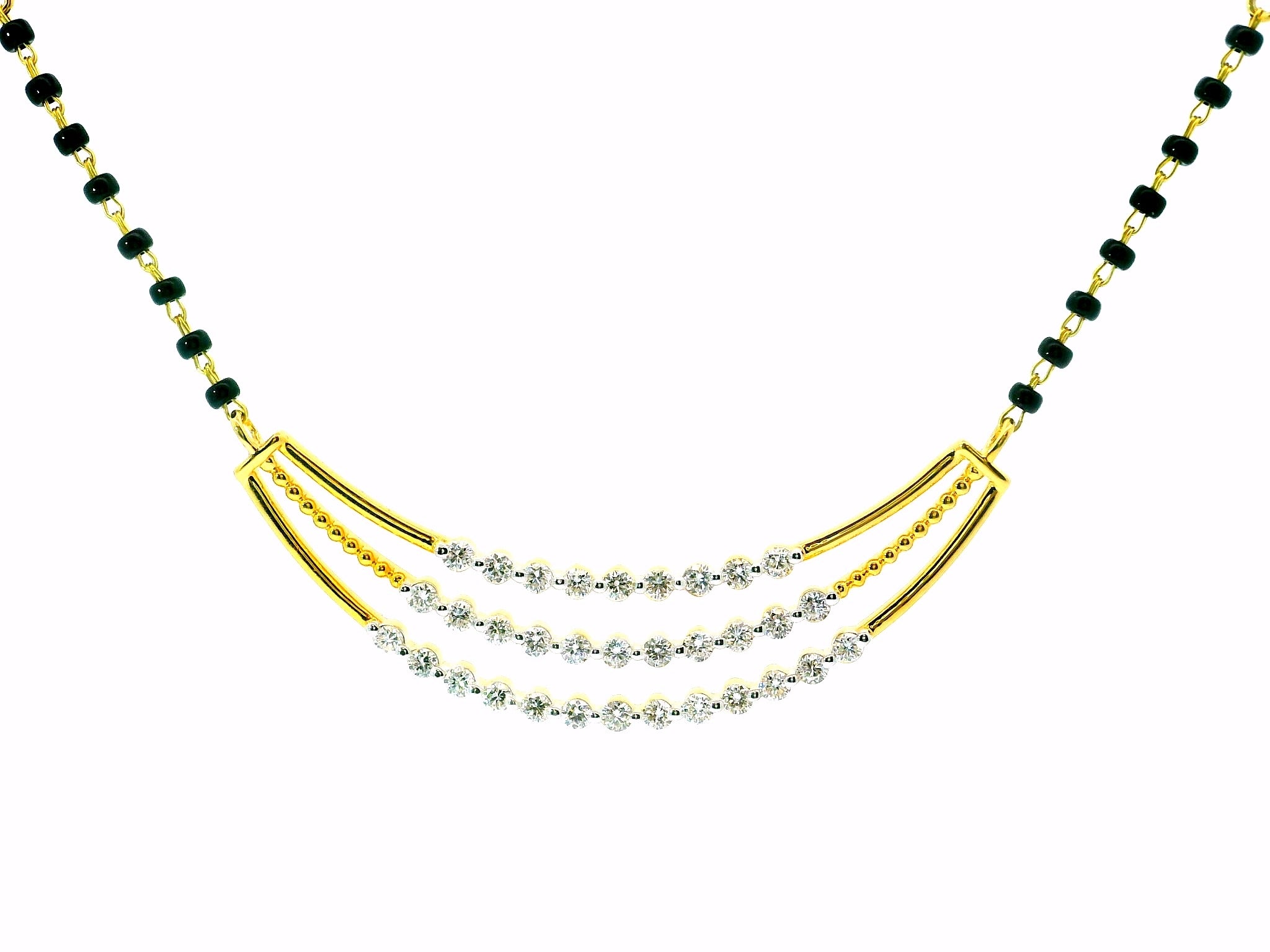 Regal Cascade Lab Grown Diamond Mangalsutra