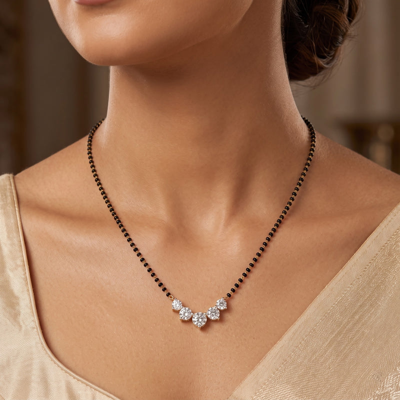 A close-up of a woman&