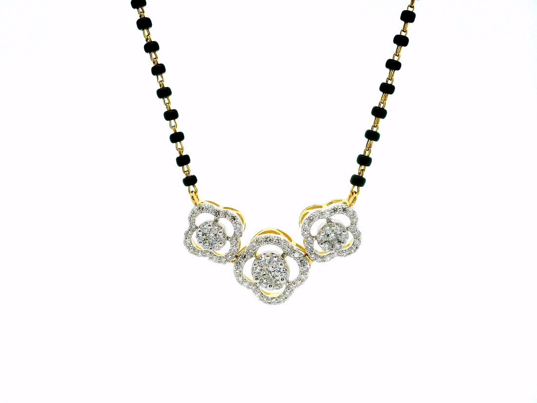 Blooming Elegance Lab Grown Diamond Mangalsutra