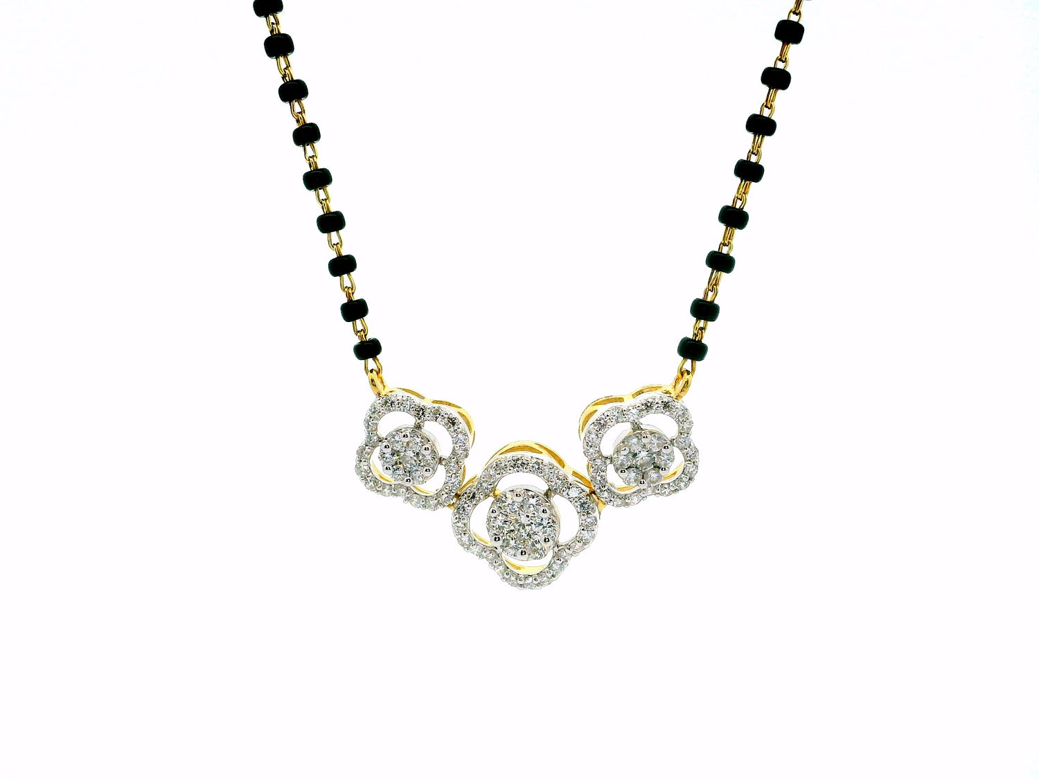 Blooming Elegance Lab Grown Diamond Mangalsutra