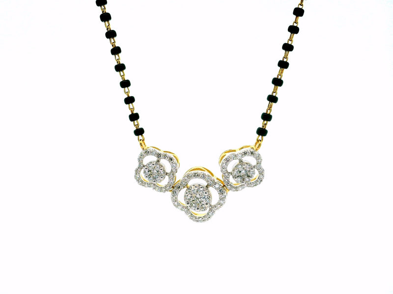 Blooming Elegance Lab Grown Diamond Mangalsutra
