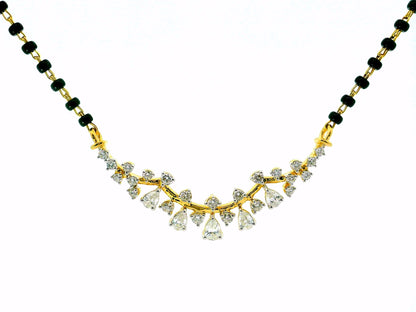 Cascading Elegance Lab Grown Diamond Mangalsutra