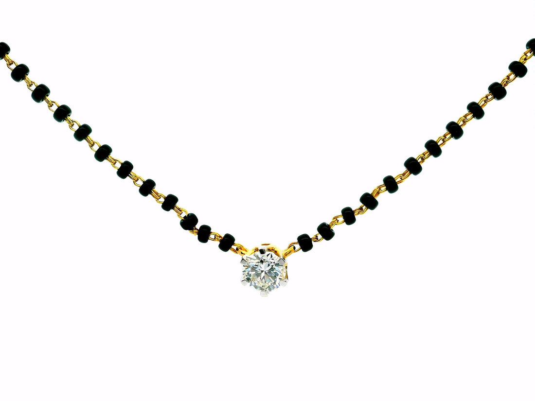 Meridian Sparkle Lab Grown Diamond Mangalsutra