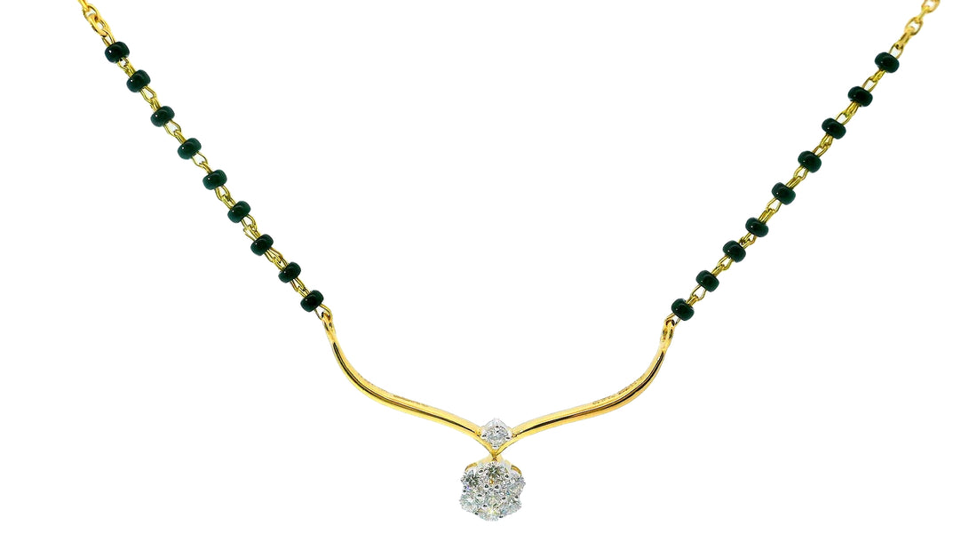 Graceful Bloom Lab Grown Diamond Mangalsutra