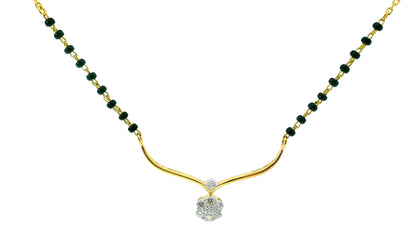 Graceful Bloom Lab Grown Diamond Mangalsutra