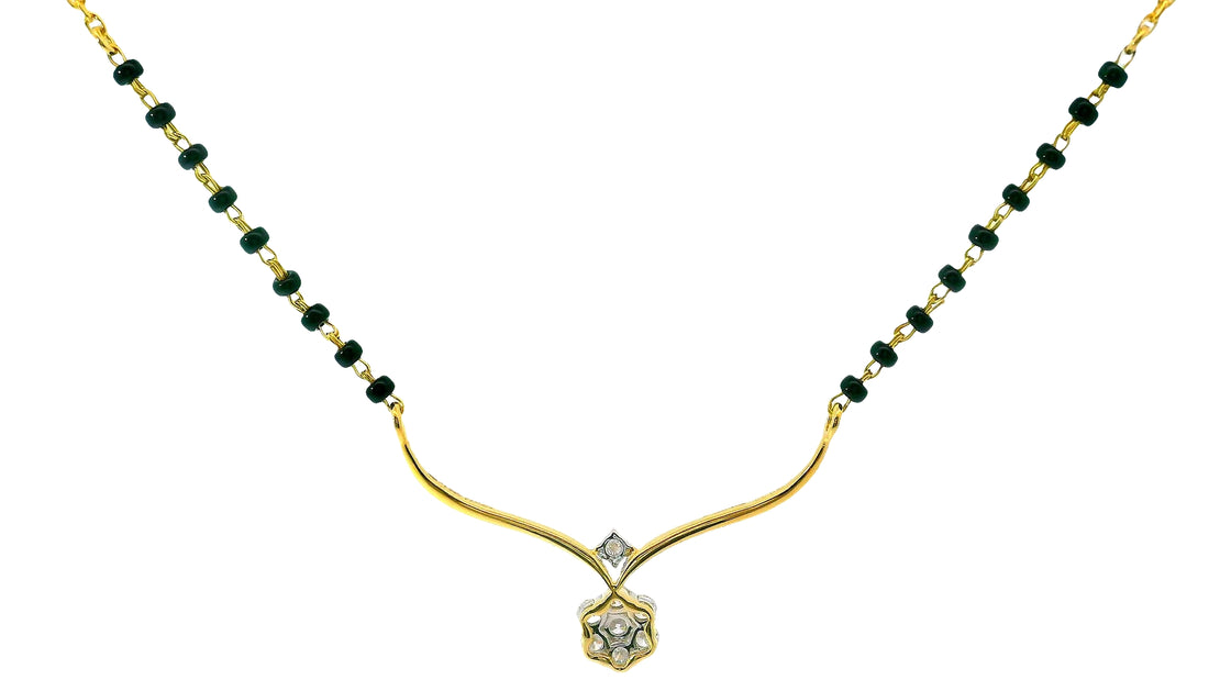 Graceful Bloom Lab Grown Diamond Mangalsutra