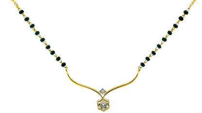 Graceful Bloom Lab Grown Diamond Mangalsutra